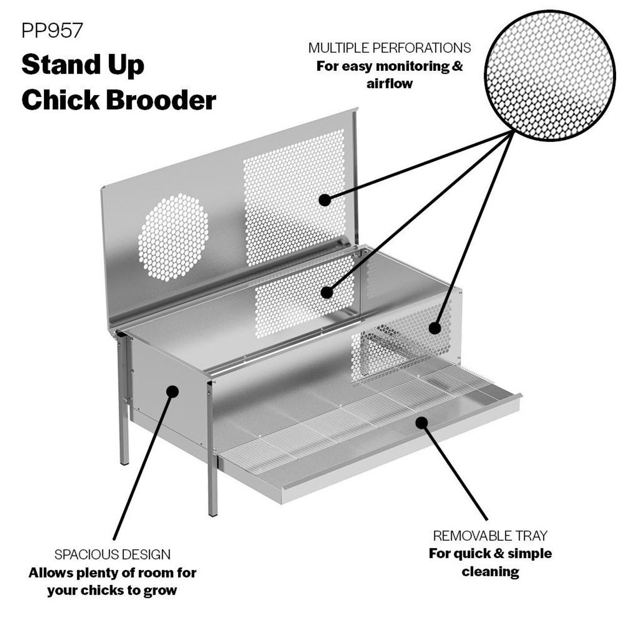 STAND UP CHICK BROODER